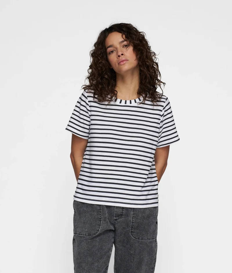 10DAYS AMSTERDAM The Petite Linen Stripes Shirt