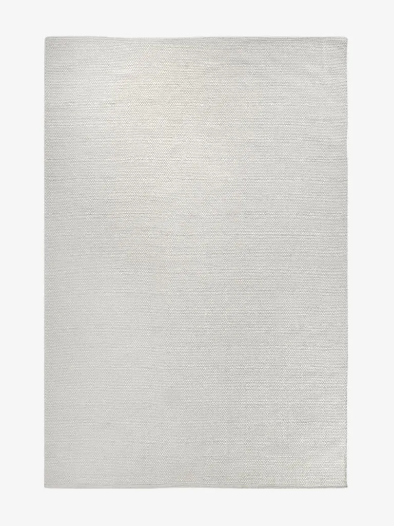 Elle Decoration Wollteppich Pradesh Creme Weiß