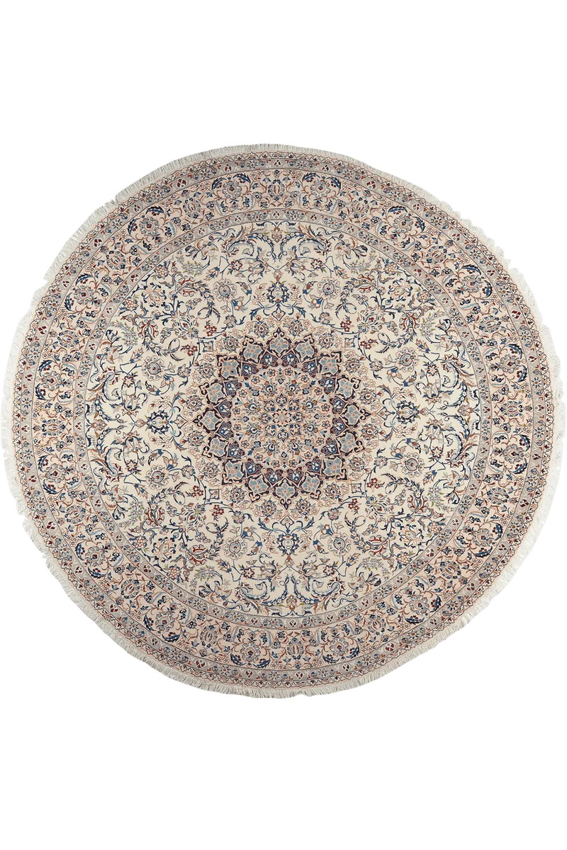 Nain · Handgeknüpft – Beige, 294x294 cm