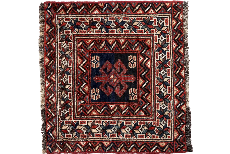 Gashgai · Handgeknüpft – Blau, 60x63 cm