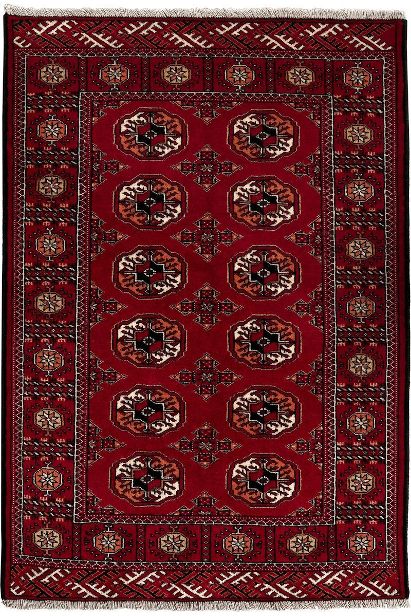 Turkman · Handgeknüpft – Rot, 148x102 cm