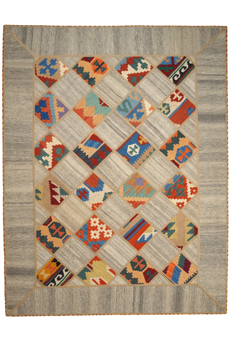 Kelim Tekkeh · Handgewebt – Beige, 200x150 cm