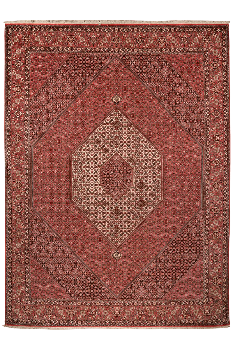 Bidjar · Handgeknüpft – Rot, 402x302 cm