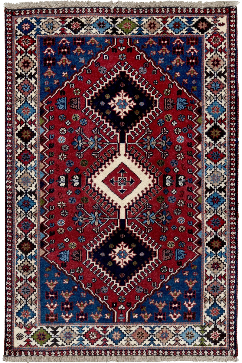 Yalameh · Handgeknüpft – Rot, 127x83 cm
