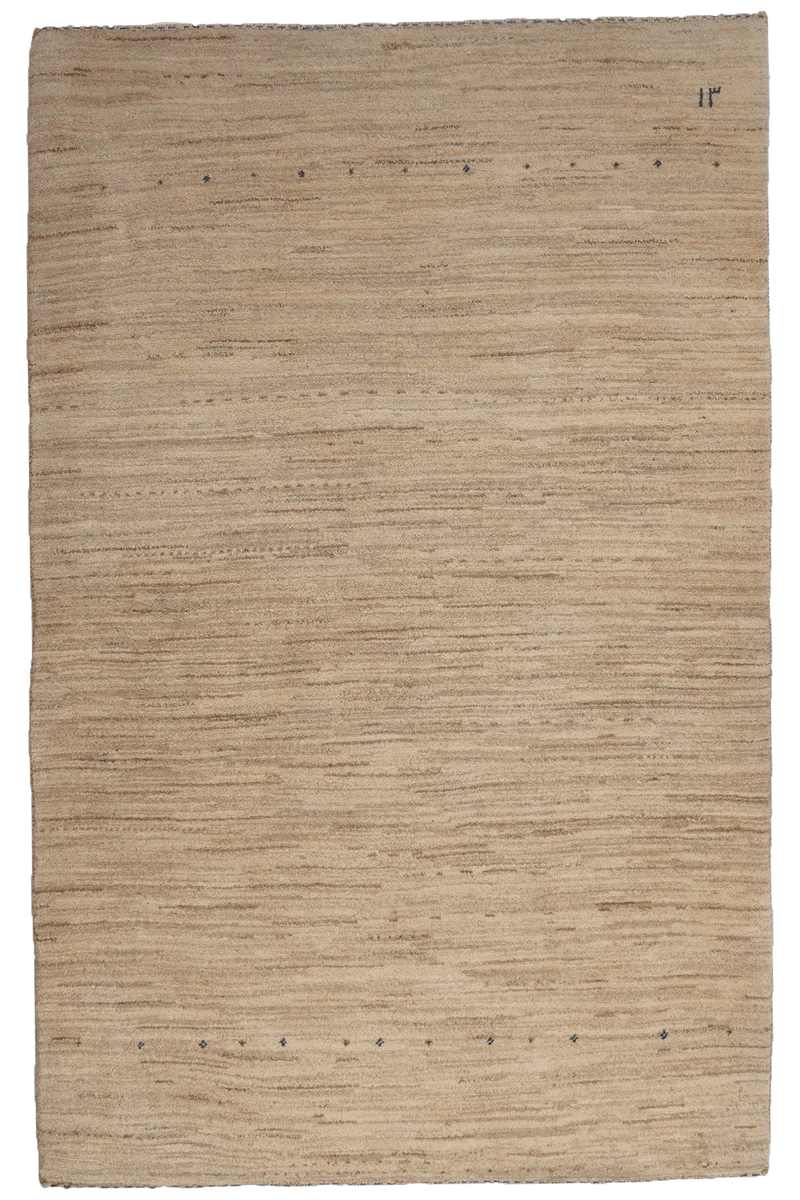 Gabbeh Sonnat · Handgeknüpft – Beige, 172x110 cm
