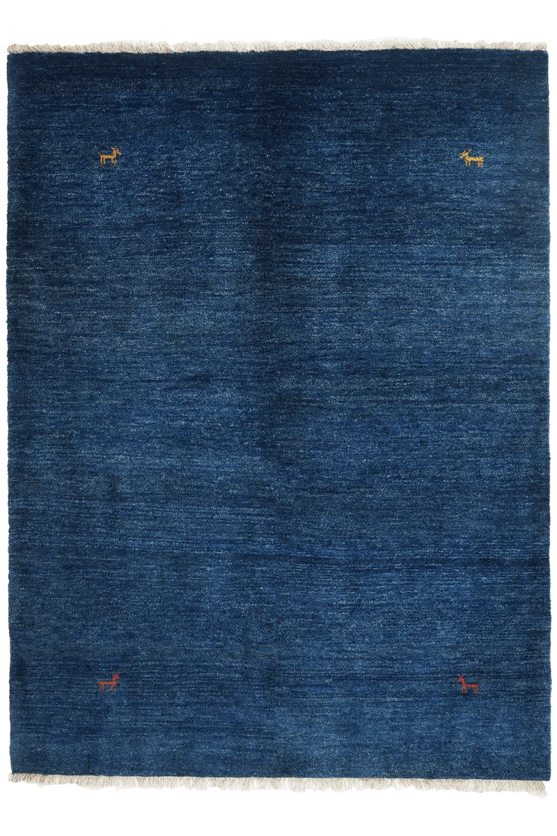 Gabbeh · Handgeknüpft – Blau, 205x153 cm