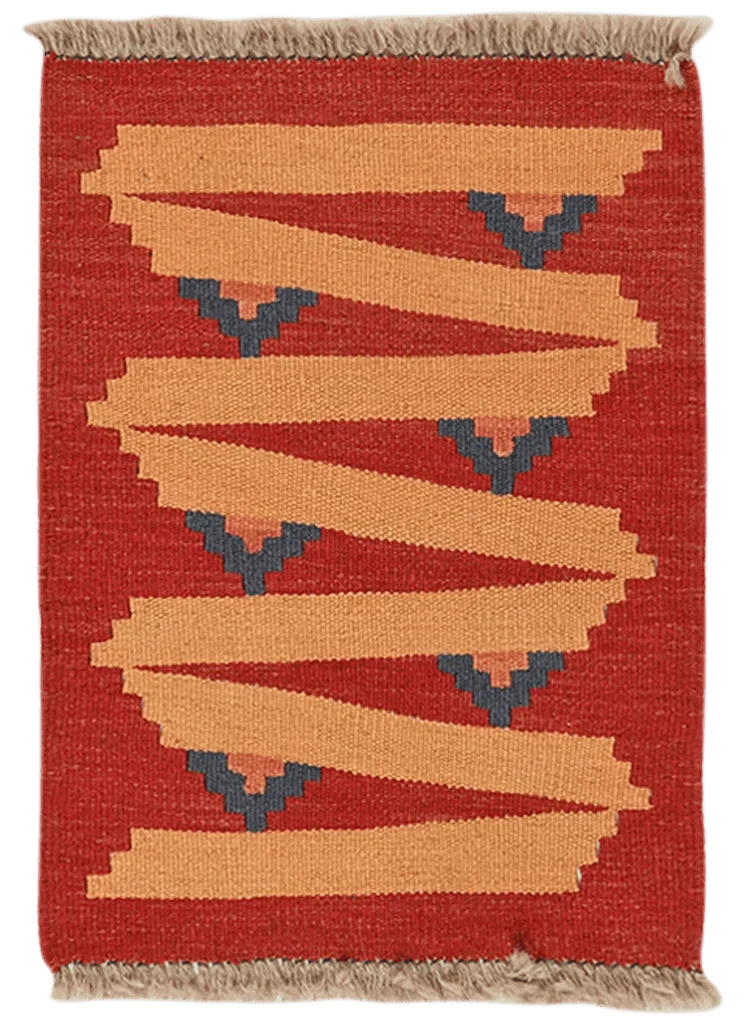 Kelim Gashgai · Handgewebt – Bunt, 59x43 cm