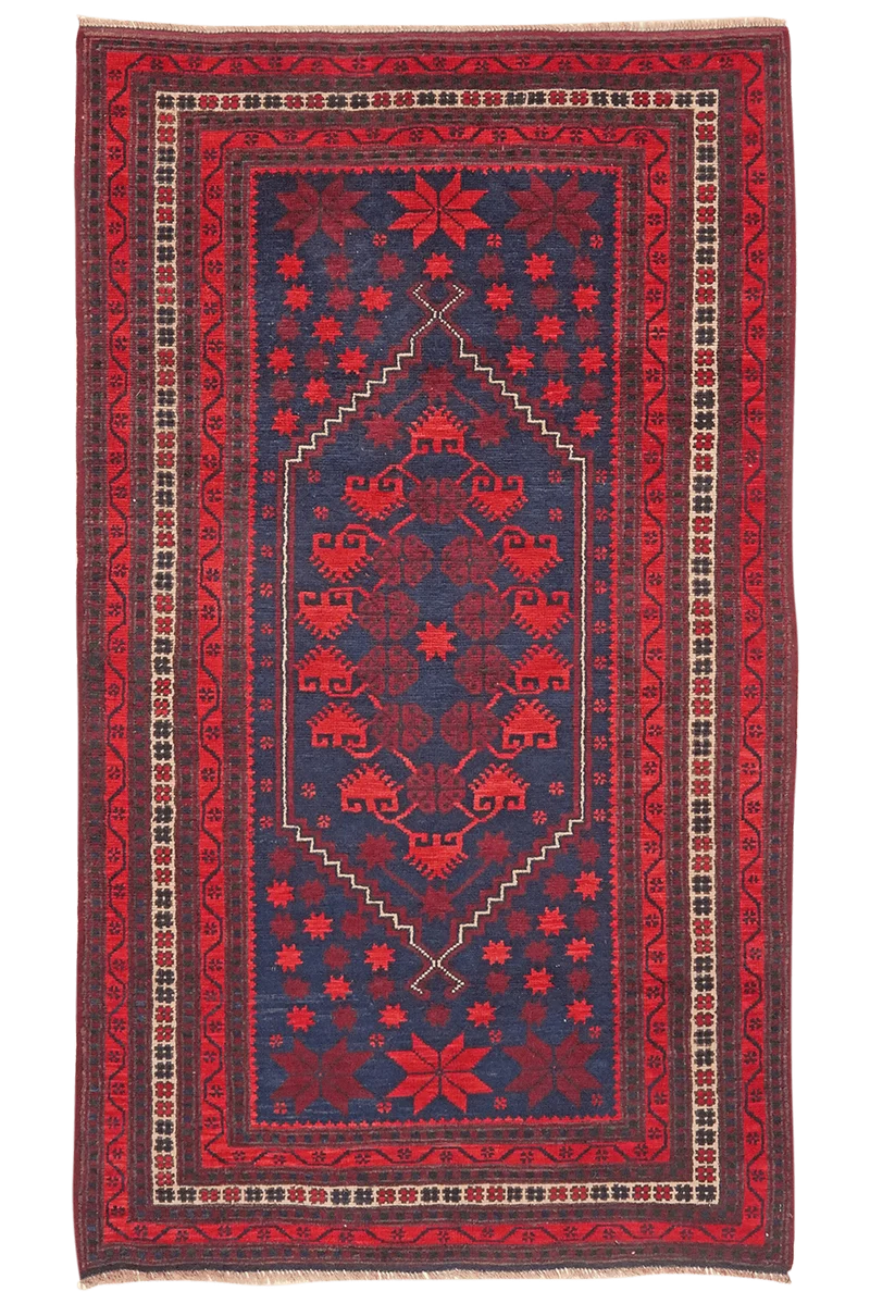 Yagdjibedir · Handgeknüpft – Blau, 175x100 cm