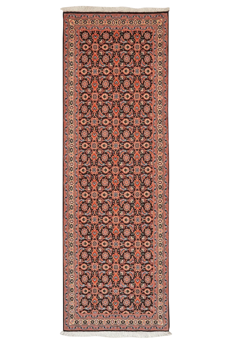 Tabriz 50 Raj · Handgeknüpft – Blau, 200x67 cm