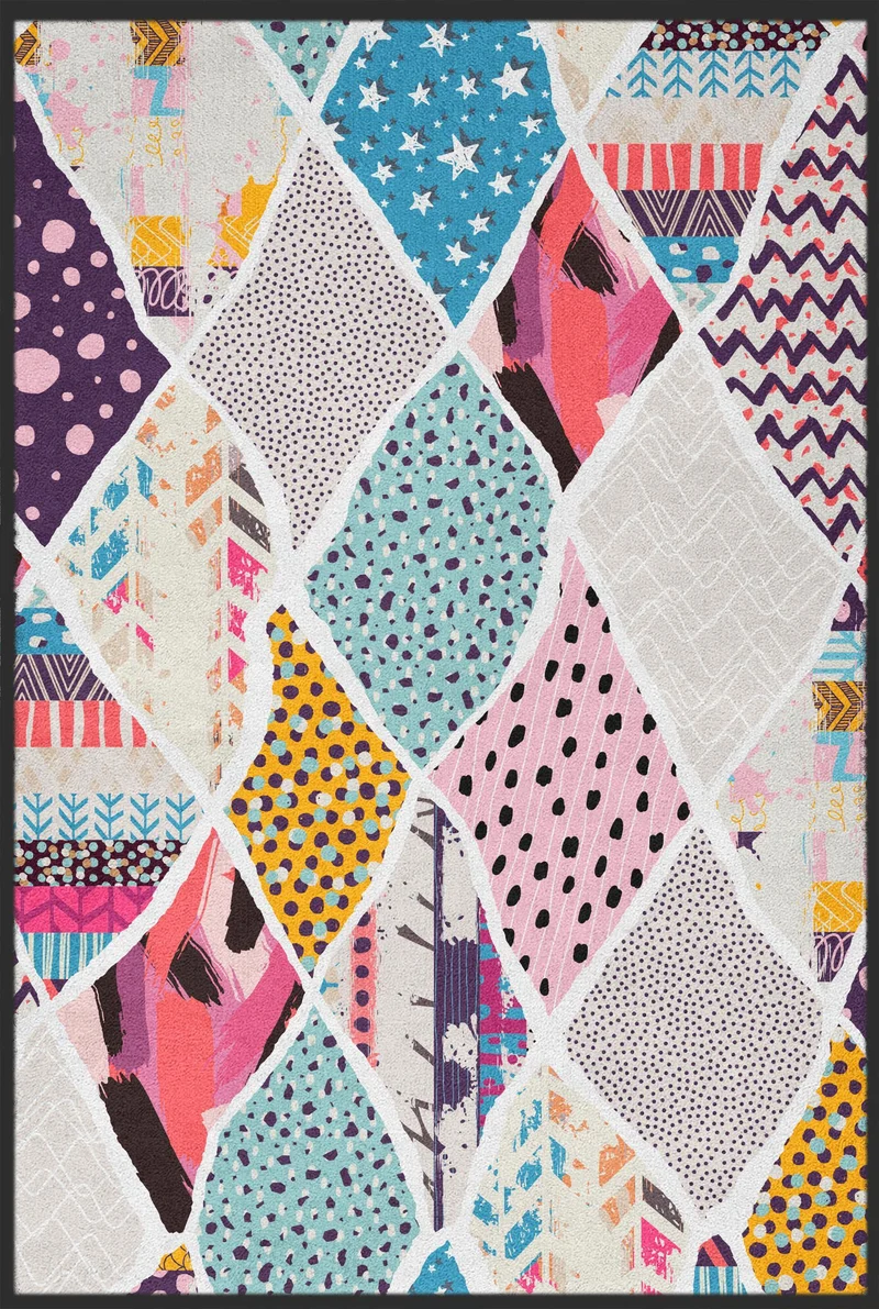 Teppich Patchwork 10123
