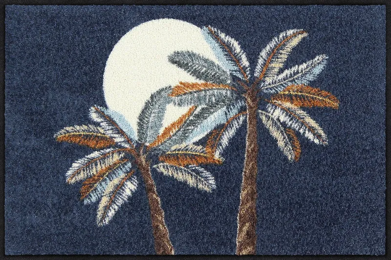 Eingangsmatte 50x75 Palm Duo blue
