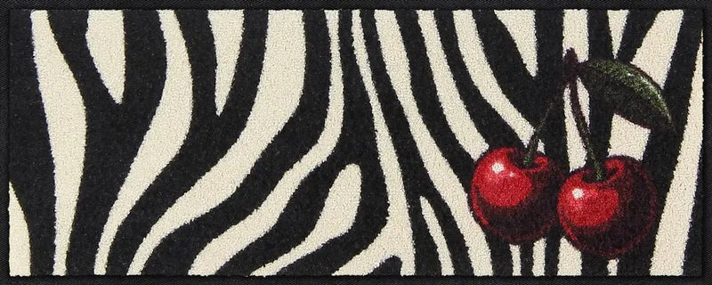 Fußabtreter klein 30x75 Cherry Cherry Zebra