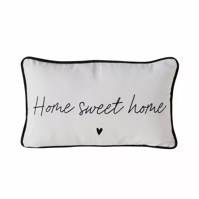 Dekokissen "Home sweet home", 50 cm X 30 cm