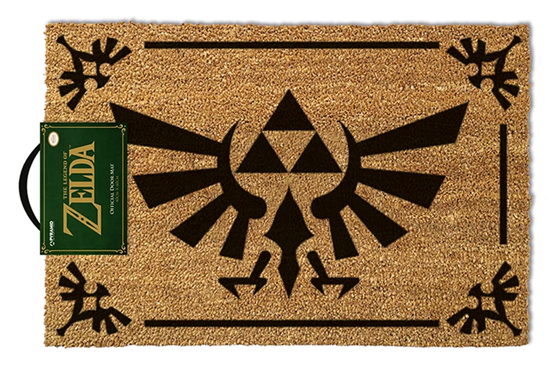 The Legend of Zelda Fußmatte Triforce schwarz