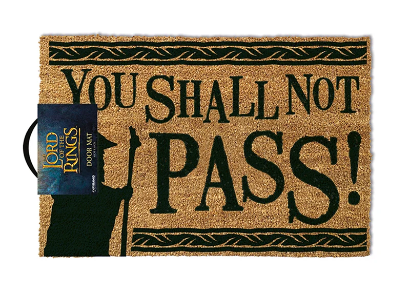 Lord of the Rings Fußmatte You Shall not Pass!