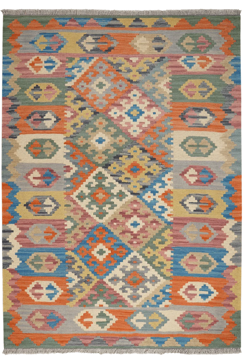 Kelim Gashgai · Handgewebt – Bunt, 170x121 cm