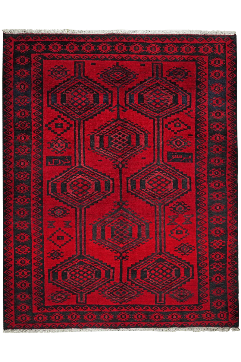 Lori · Handgeknüpft – Rot, 239x188 cm