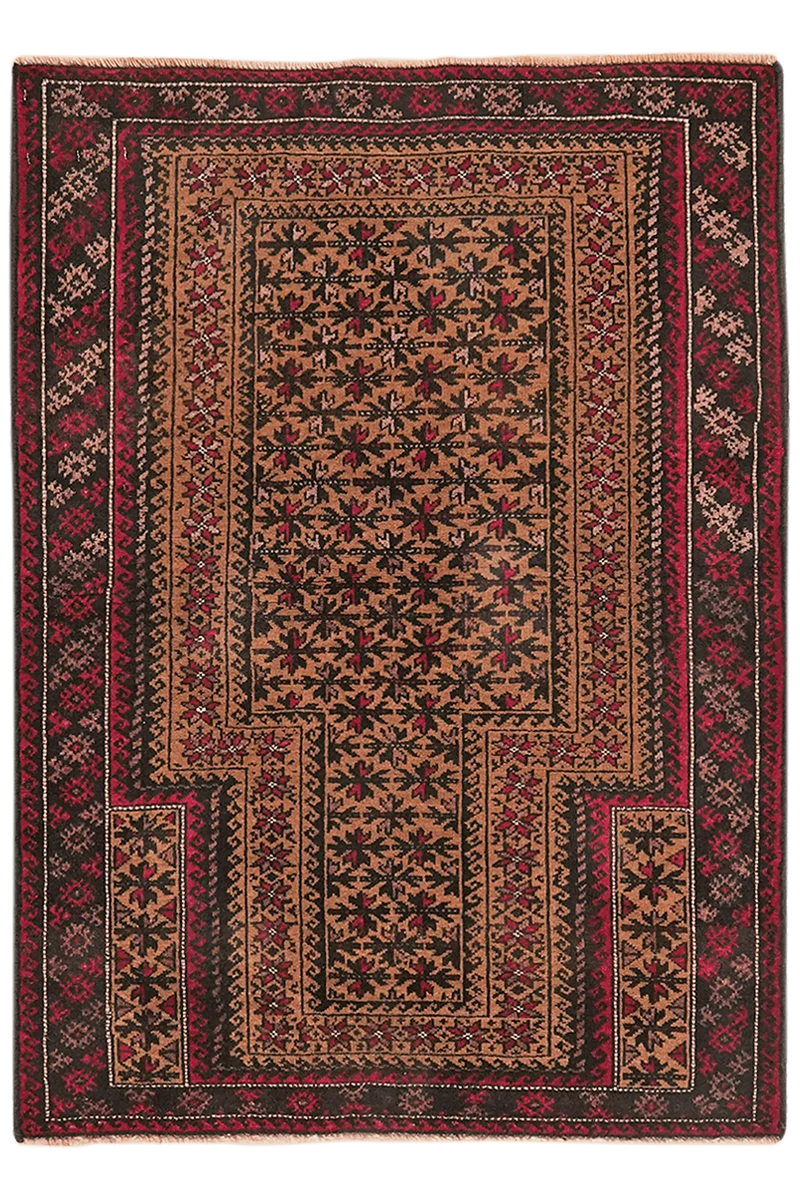 Belutch · Handgeknüpft – Braun, 112x82 cm