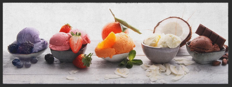 Küchenteppich Eis 10465