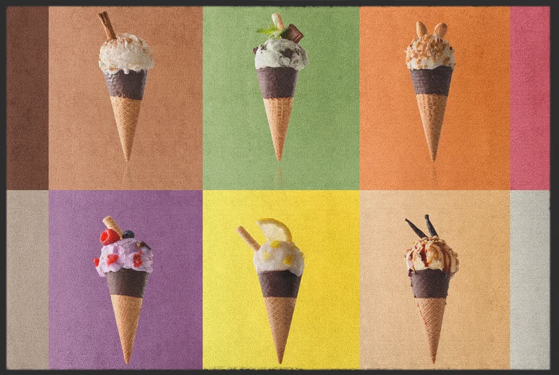 Fussmatte Eis 10458