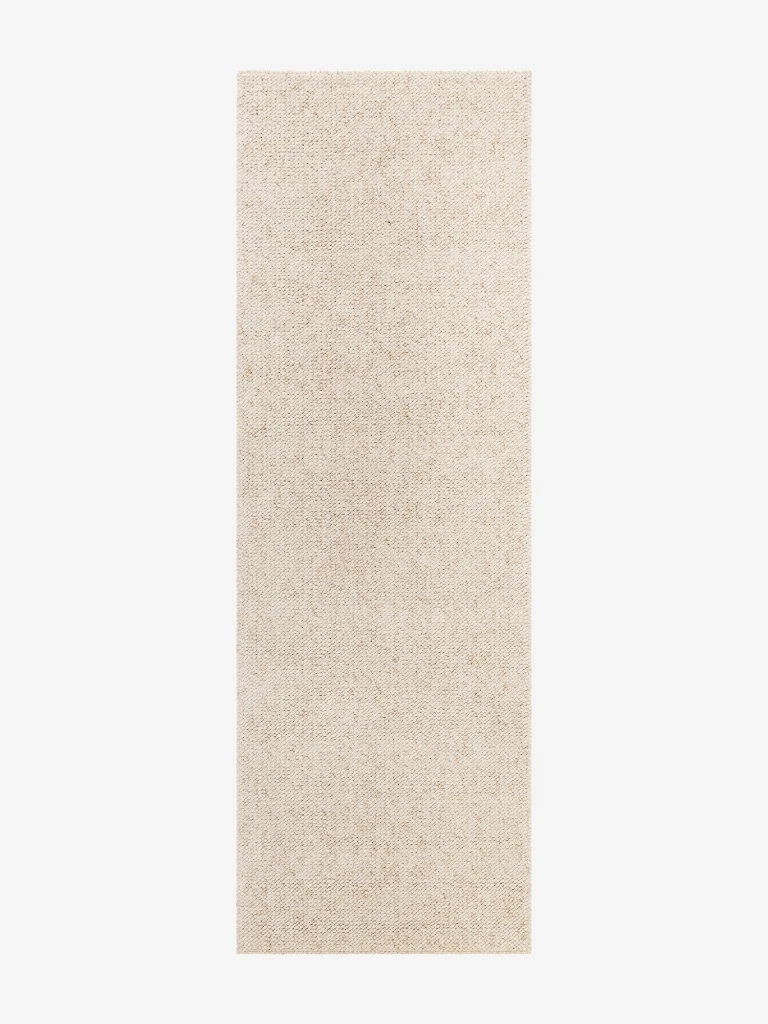 Elle Decoration Waschbarer Teppich Rocco Beige Creme Läufer