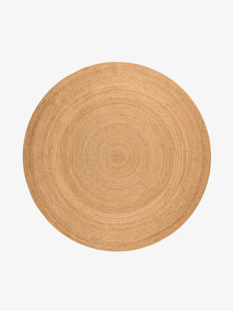 Juteteppich Rangpur Beige Rund