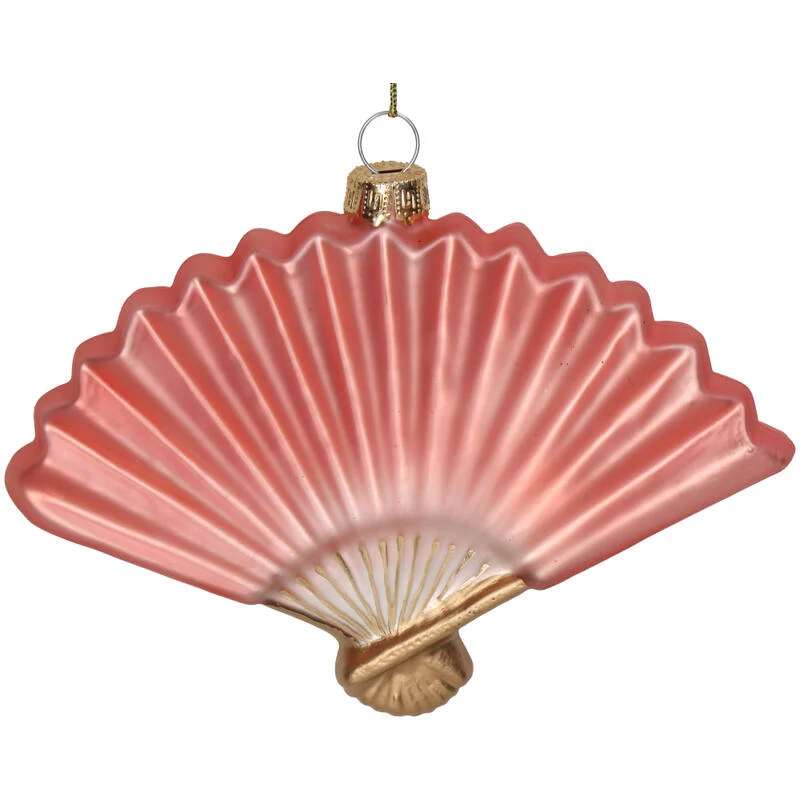 Rosa Fan-Weihnachtsdekoration