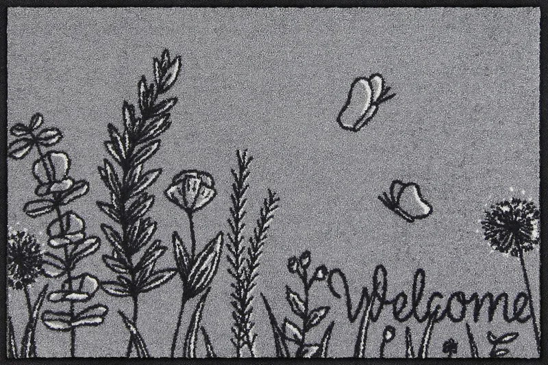 Fußmatte 50x75 Summer Grasses grey grau