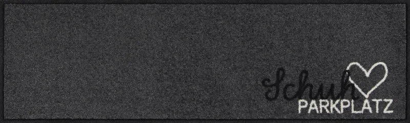 Läufer klein 30x100 Schuhparkplatz pur silber anthrazit