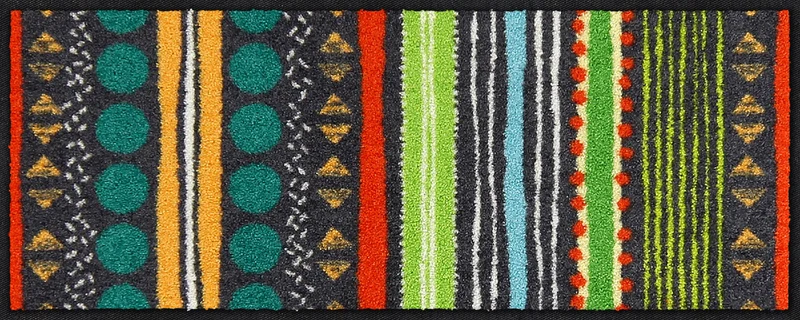 Fußabtreter klein 30x75 Stripes Composite colourful