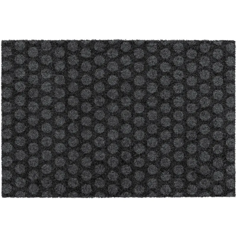 Fußmatte 50 x 70 cm Mat Punkte anthrazit randlos