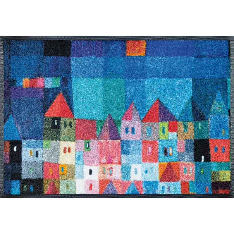 Fußmatte 50x75 Colourful Houses