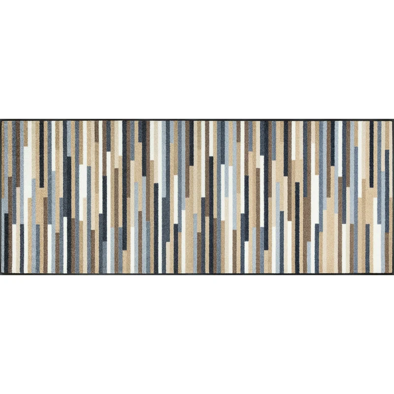 Teppichläufer 75x190 Mikado Stripes nature beige