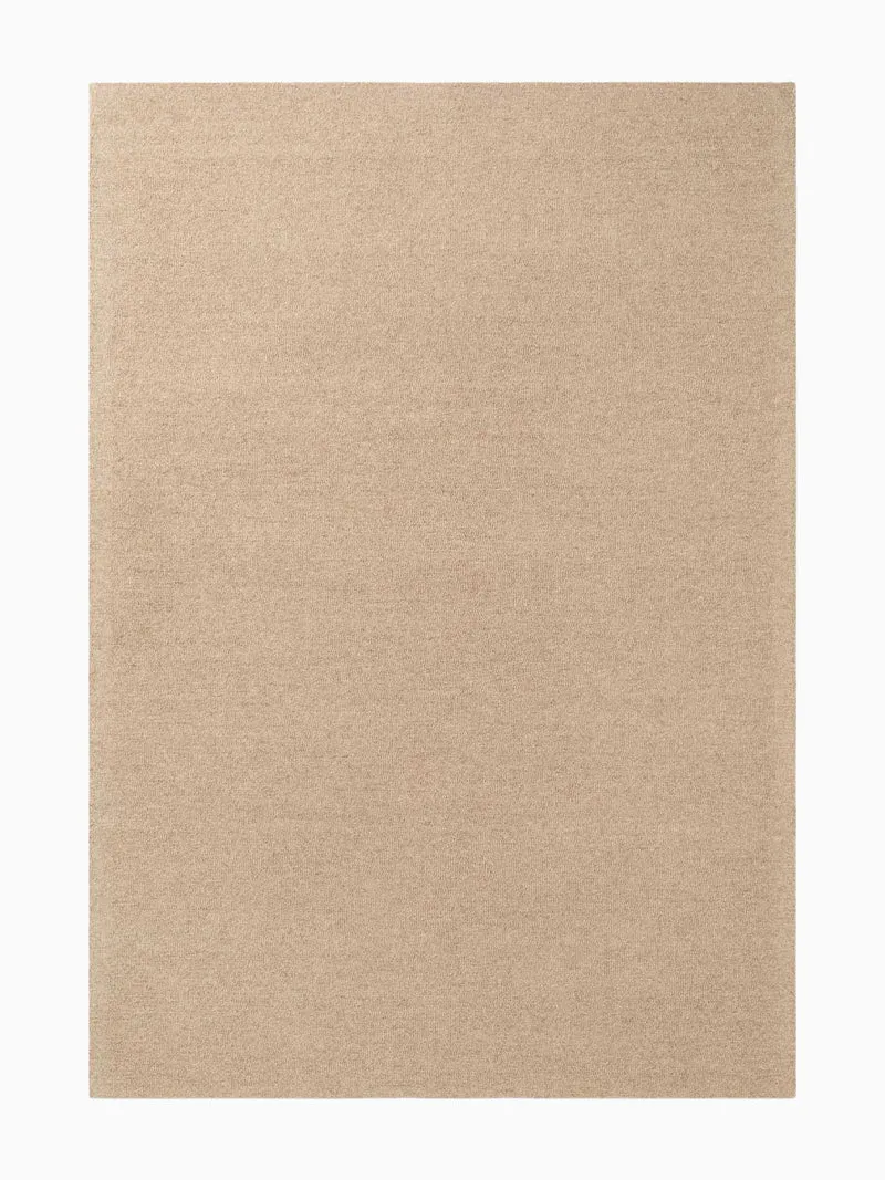 Bouclé Wollteppich Knots Beige