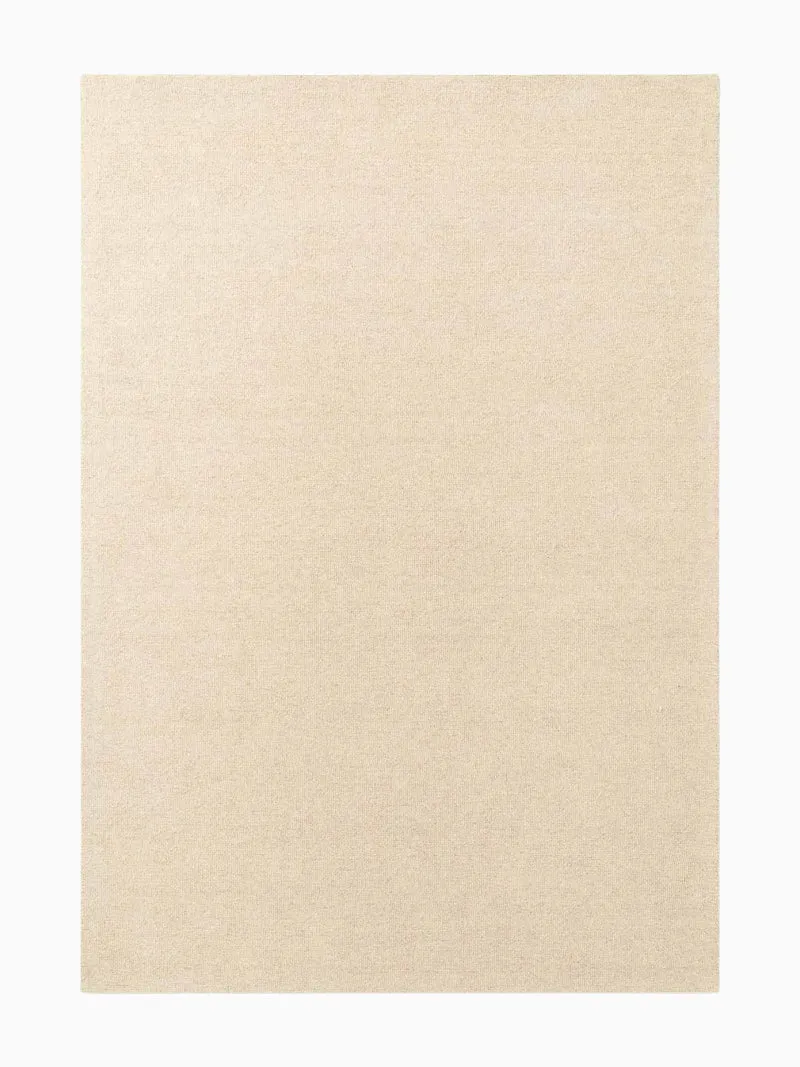 Bouclé Wollteppich Knots Hellbeige