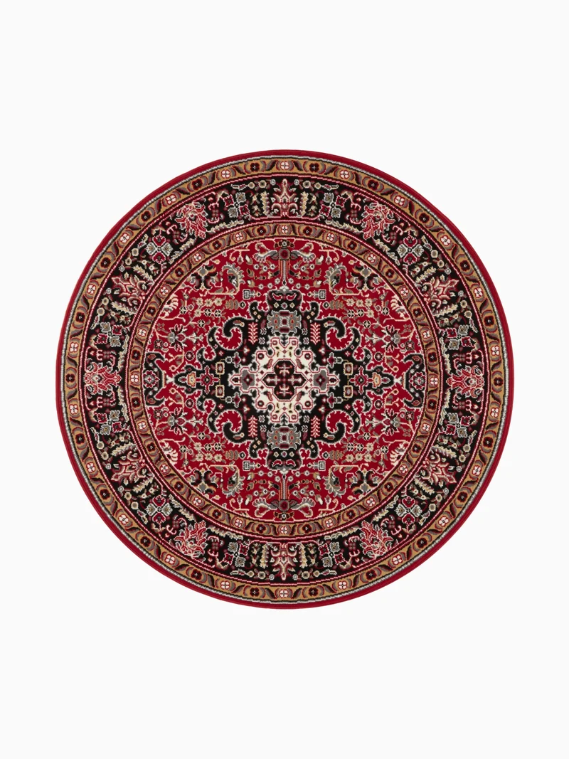 Orientteppich Skazar Isfahan Rot Rund