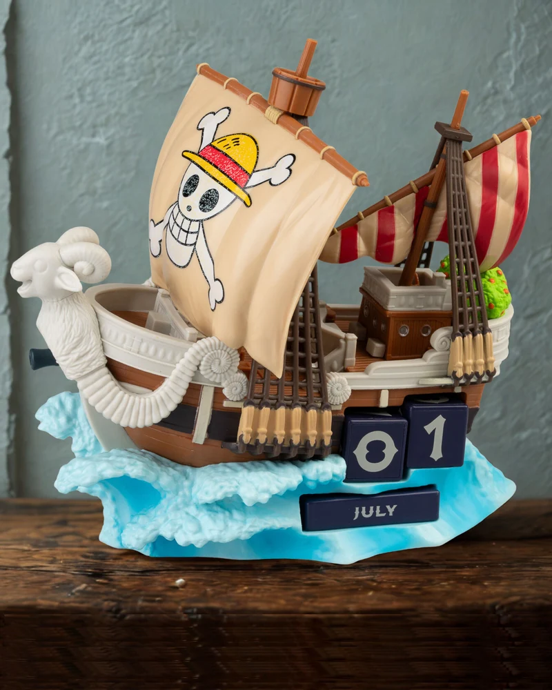 One Piece Flying Lamb Ewiger 3D Kalender Going Merry