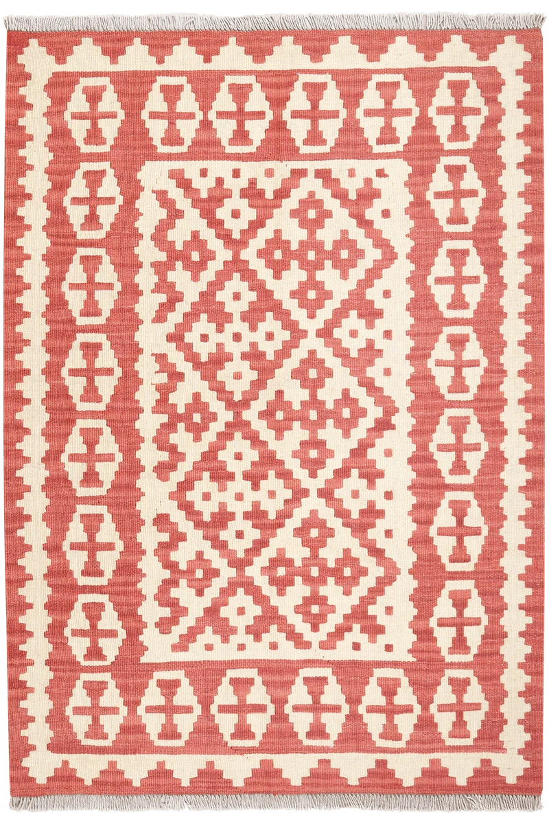 Kelim Gashgai · Handgewebt – Beige, 150x105 cm