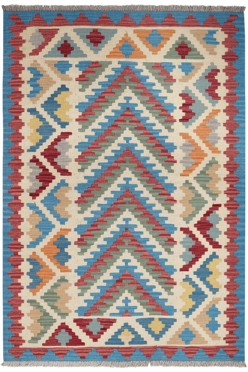 Kelim Gashgai · Handgewebt – Bunt, 179x122 cm