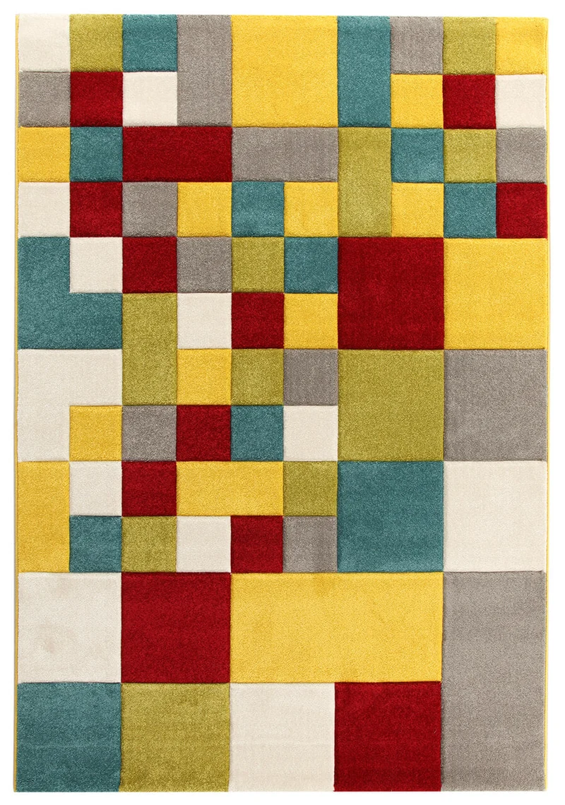 Tappeto Moderno Allegra Multicolor