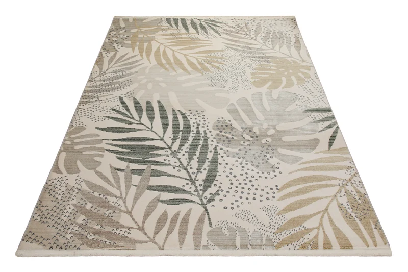 160x230 cm Teppich Wohnzimmer Creme