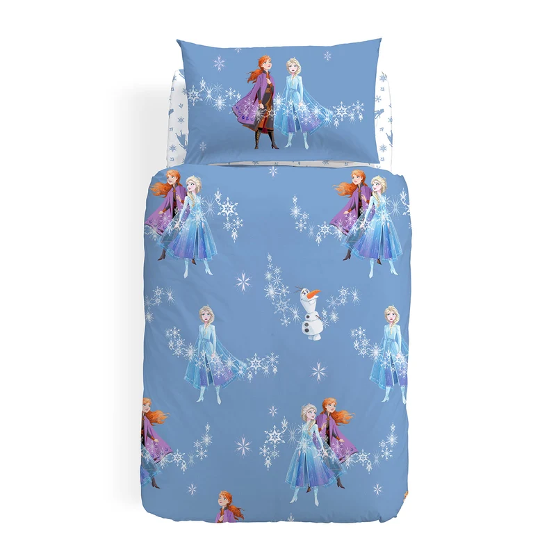 Completo Copripiumino frozen magic in Cotone