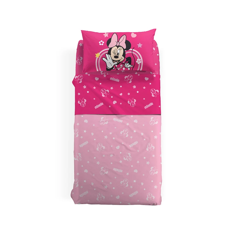 Completo Lenzuola minnie trendy in Cotone