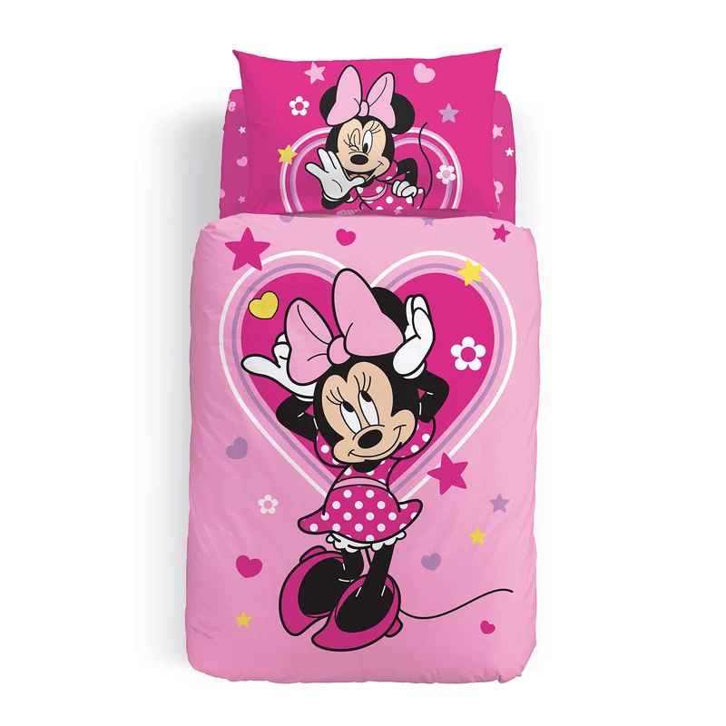 Completo Copripiumino minnie trendy in Cotone