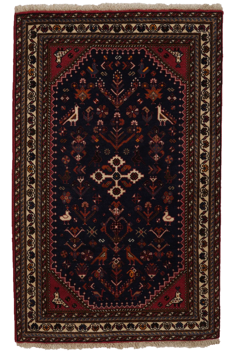 Nasrabad · Handgeknüpft – Blau, 128x81 cm