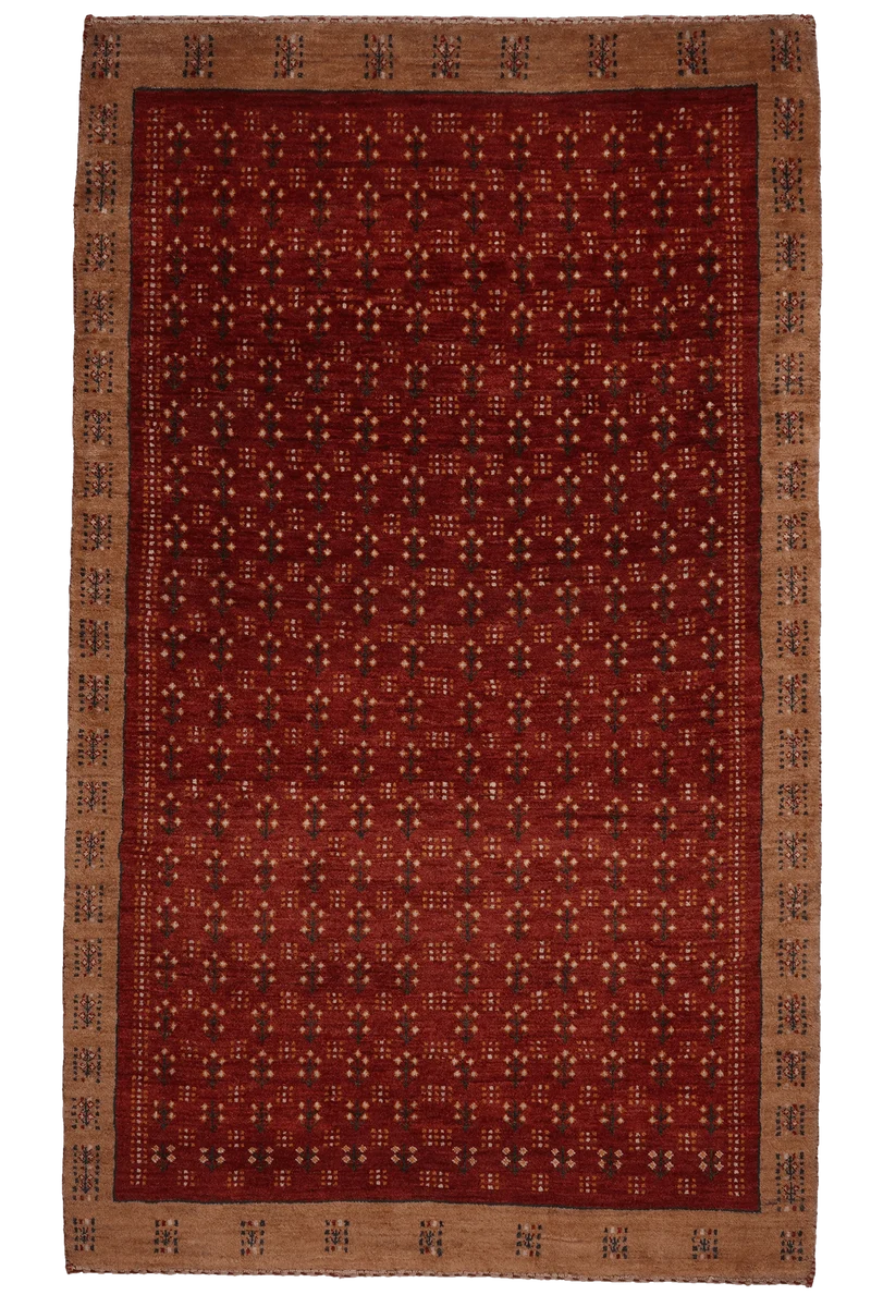 Rizbaf · Handgeknüpft – Rot, 185x110 cm