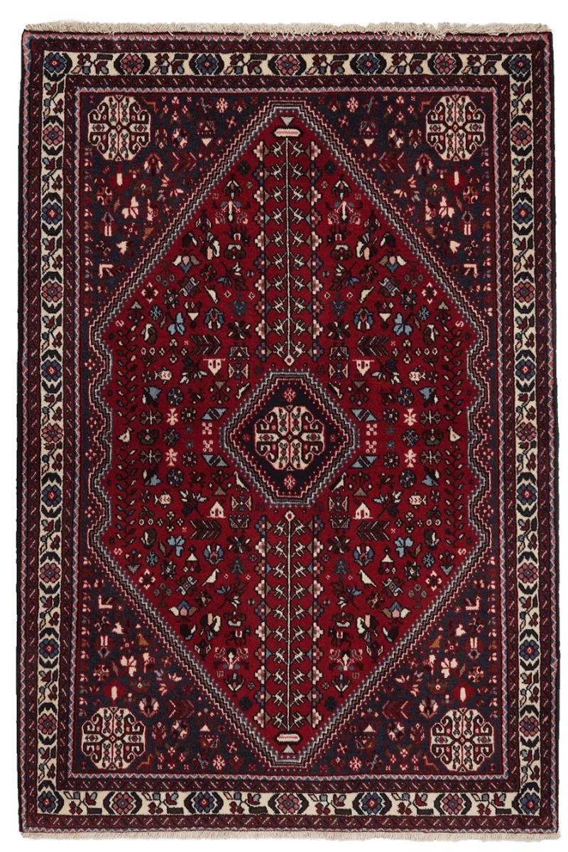 Abadeh · Handgeknüpft – Rot, 154x105 cm