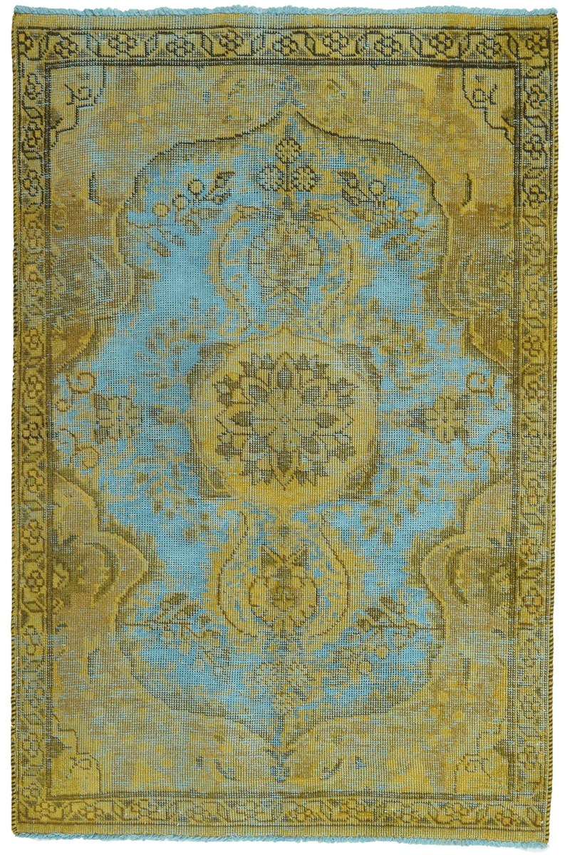 Vintage · Handgeknüpft – Blau, 143x94 cm