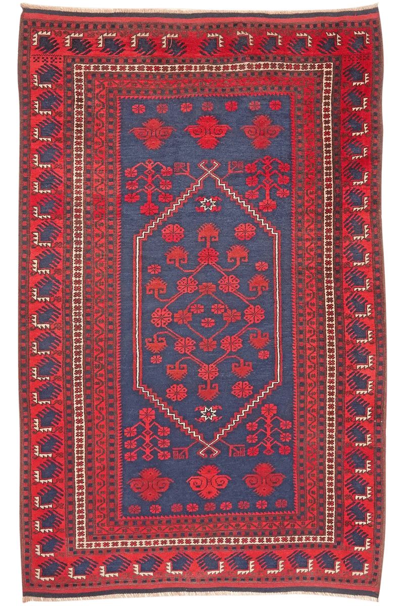Yagdjibedir · Handgeknüpft – Blau, 192x125 cm