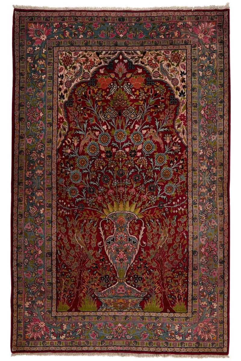 Teheran · Handgeknüpft – Rot, 230x145 cm